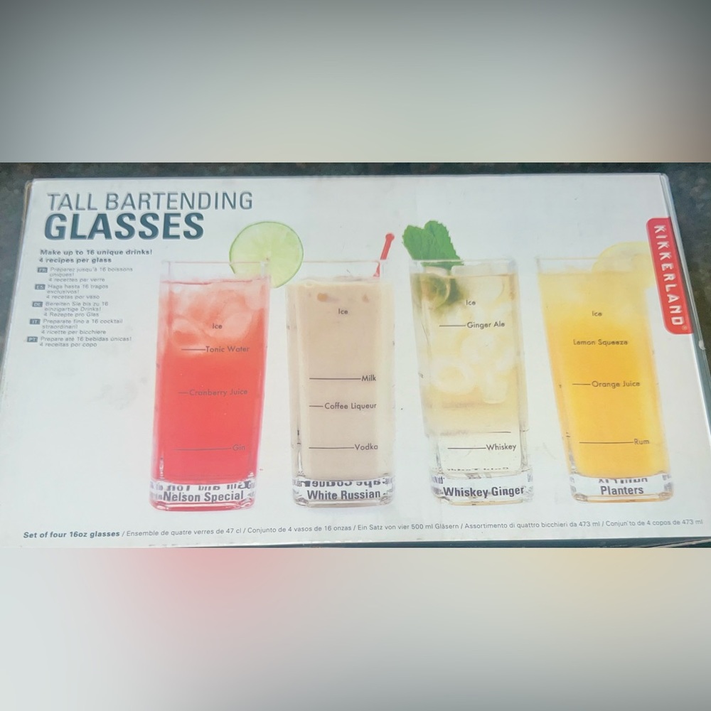 Bartending Glasses UNUSED